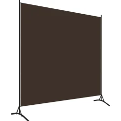 vidaXL Kamerscherm met 1 paneel 175x180 cm bruin