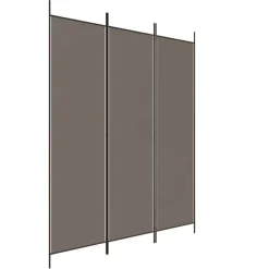 vidaXL Kamerscherm met 3 panelen 150x200 cm stof antracietkleurig