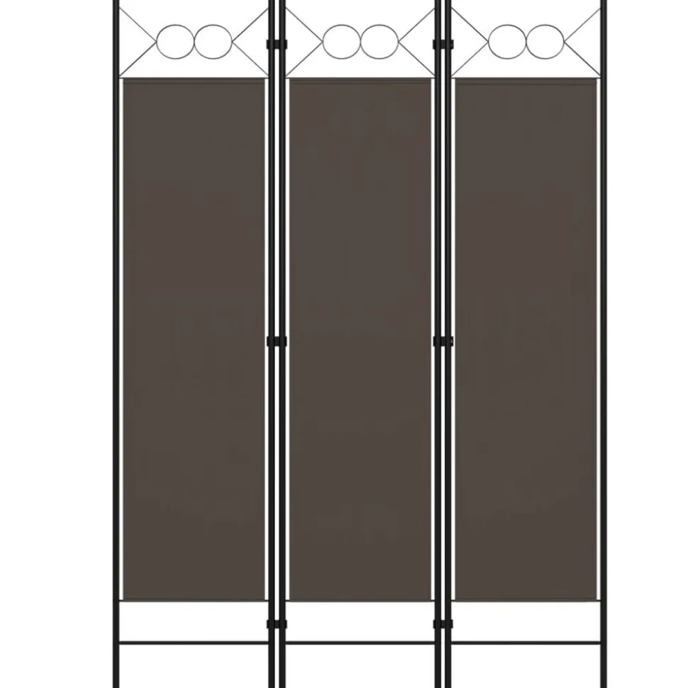 vidaXL Kamerscherm met 3 panelen 120x180 cm antraciet