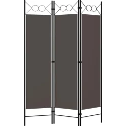 vidaXL Kamerscherm met 3 panelen 120x180 cm antraciet