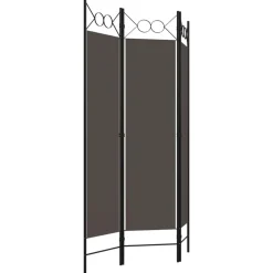 vidaXL Kamerscherm met 3 panelen 120x180 cm antraciet