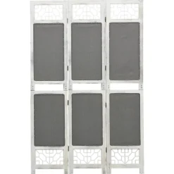 vidaXL Kamerscherm met 3 panelen 105x165 cm stof grijs