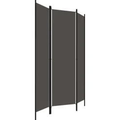 vidaXL Kamerscherm met 3 panelen 150x180 cm antraciet