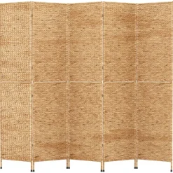 vidaXL Kamerscherm met 5 panelen 205x180 cm waterhyacint