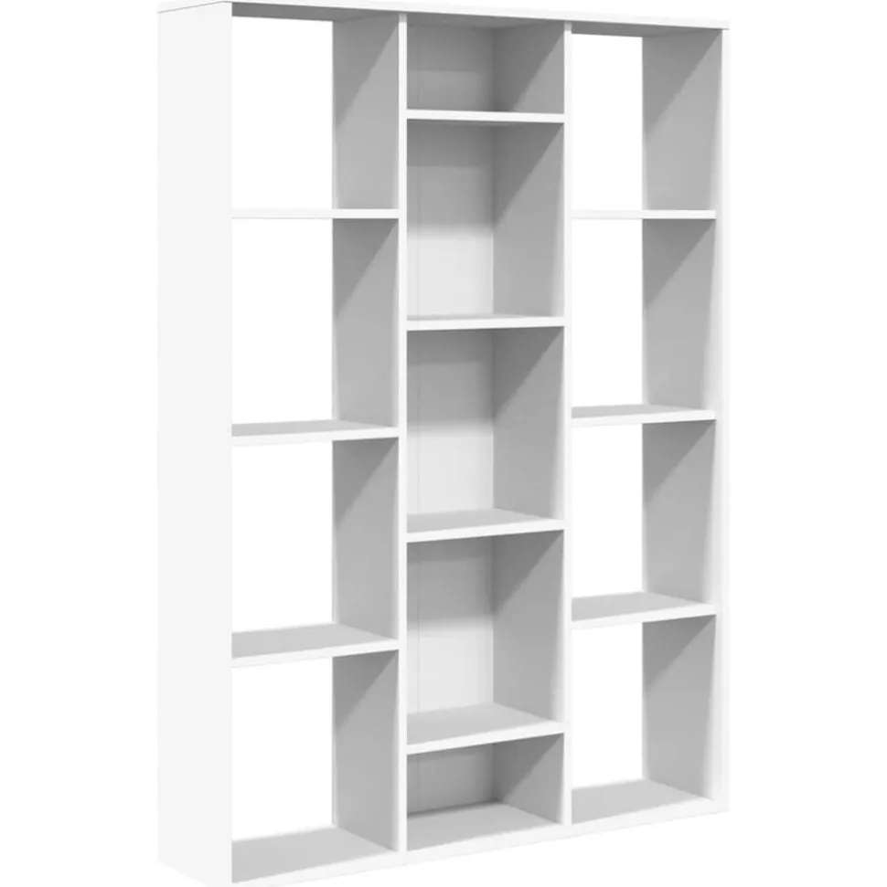 vidaXL Kamerscherm/boekenkast 100x24x140 cm bewerkt hout wit