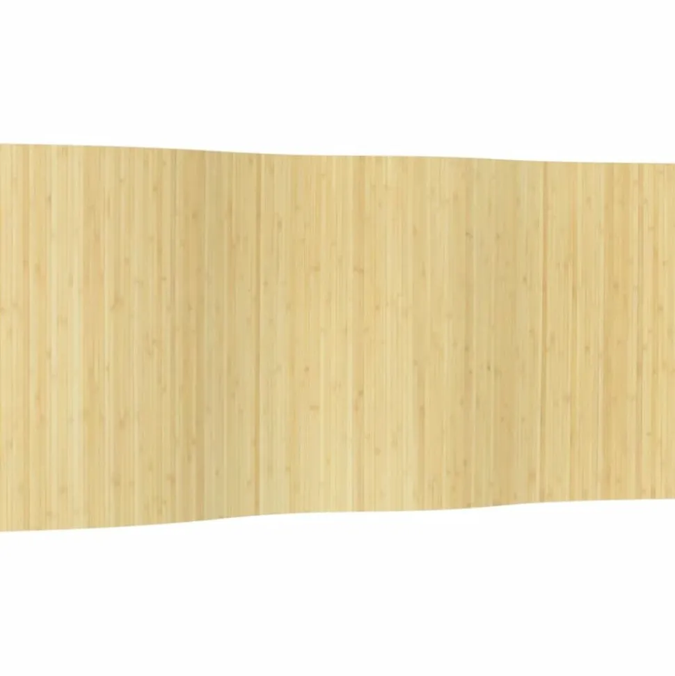 vidaXL Kamerschermbreedte 400 cm hoogte 165 cmbamboe lichtnaturel