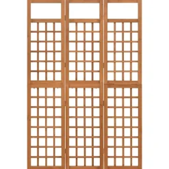 vidaXL Kamerscherm/trellis met 3 panelen 121x180,5 cm vurenhout