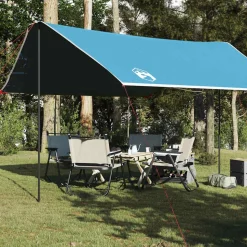 vidaXL Kampeerluifel waterdicht 430x380x210 cm blauw