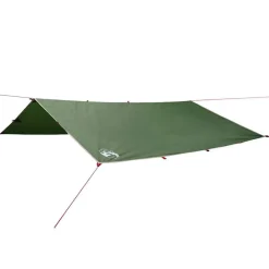 vidaXL Kampeerluifel waterdicht 300x294 cm groen