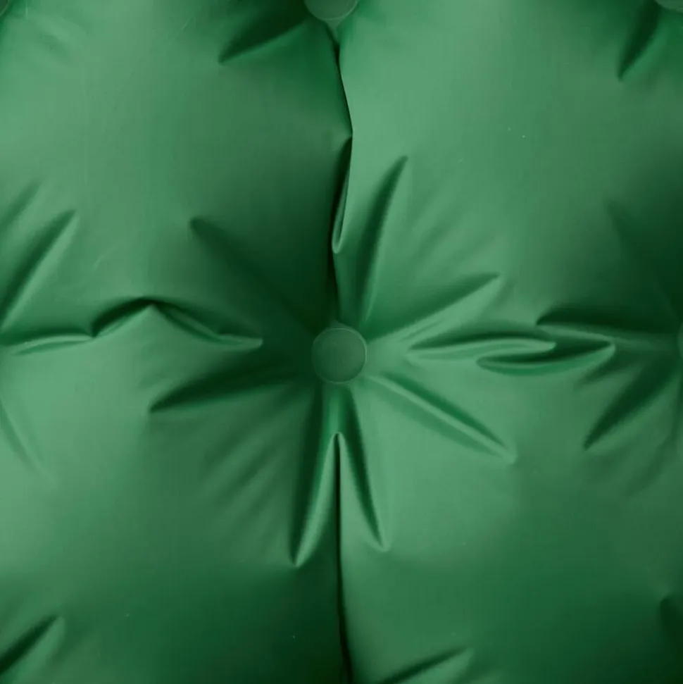 vidaXL Kampeermatras met kussen zelfopblazend 1-persoons groen