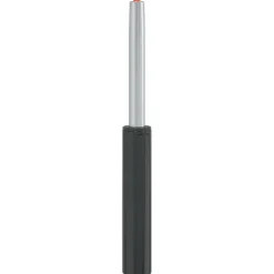 vidaXL Kantoorstoel gascilinder Zwart 318-473 mm IJzer