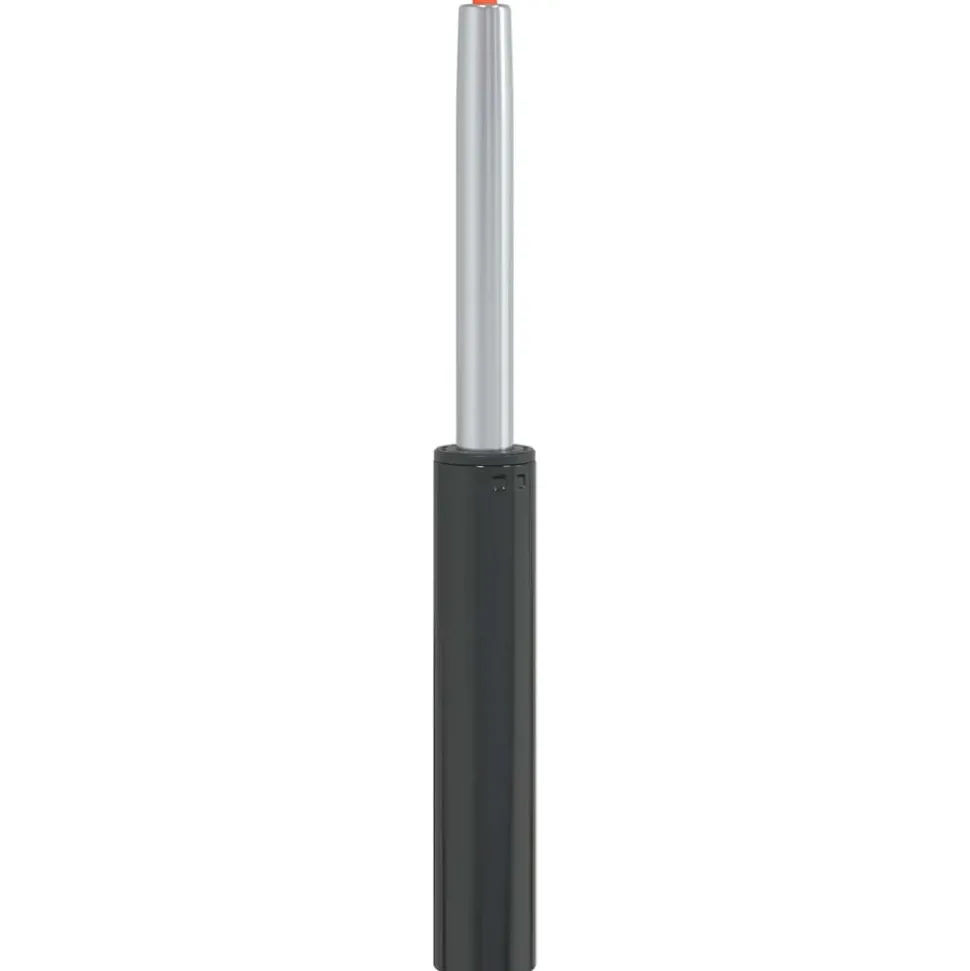 vidaXL Kantoorstoel gascilinder Zwart 318-473 mm IJzer