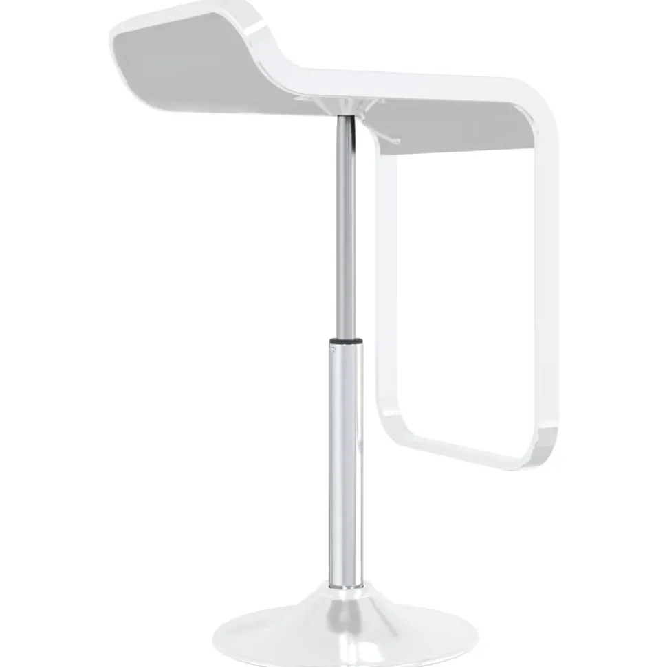 vidaXL Kantoorstoel gascilinder Chroom 505-720 mm IJzer