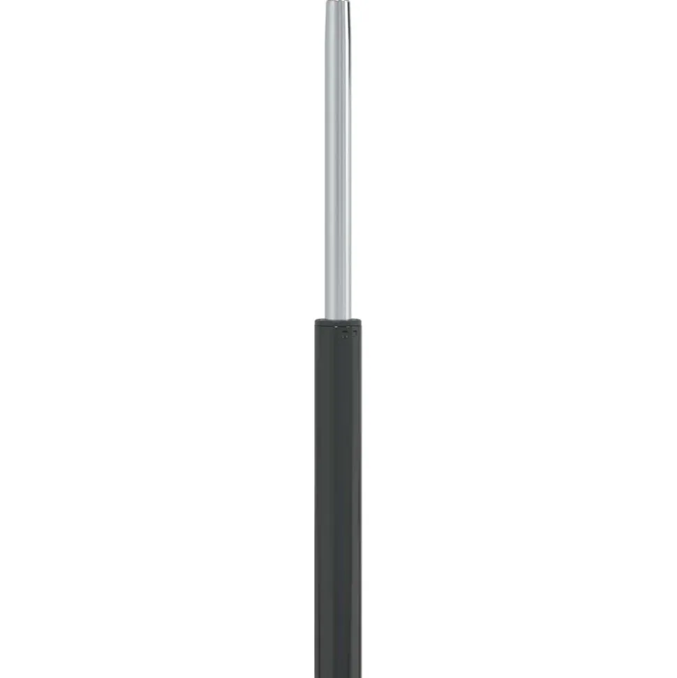 vidaXL Kantoorstoel gascilinder Zwart 505-720 mm IJzer