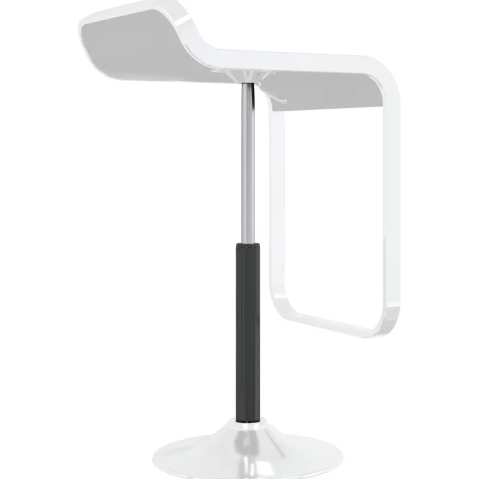 vidaXL Kantoorstoel gascilinder Zwart 505-720 mm IJzer