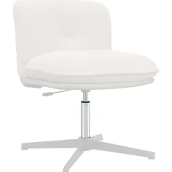 vidaXL Kantoorstoel gascilinder Chroom 318-473 mm IJzer