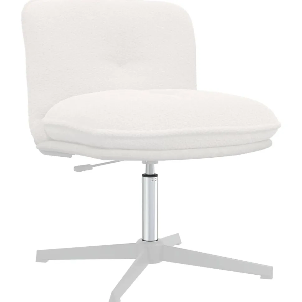vidaXL Kantoorstoel gascilinder Chroom 307-447 mm IJzer