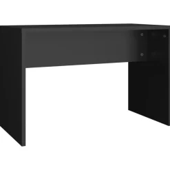 vidaXL Kaptafelkruk 70x35x45 cm bewerkt hout zwart