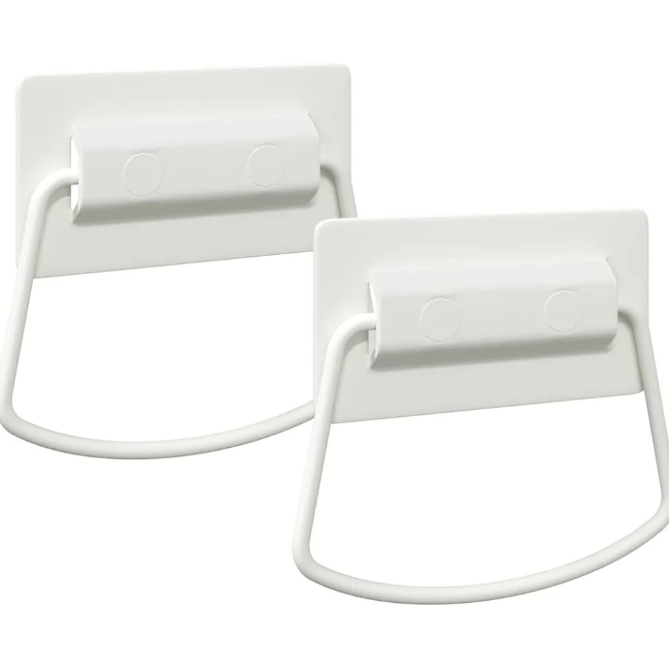 vidaXL Kast Handvatten 2 pcs Wit 85 x 45 mm Metaal