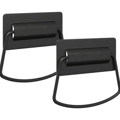 vidaXL Kast Handvatten 2 pcs Zwart 85 x 45 mm Metaal