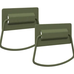 vidaXL Kast Handvatten 2 pcs Olijf Groen 85 x 45 mm Metaal