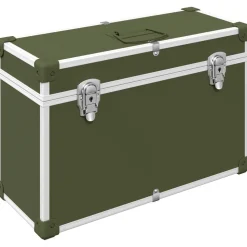 vidaXL Kast Handvatten 2 pcs Olijf Groen 85 x 45 mm Metaal