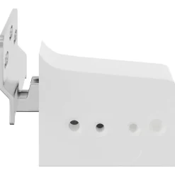 vidaXL Kast Hangbeugel 2 pcs Wit 70 x 48 x 19 mm Ijzer en Plastic