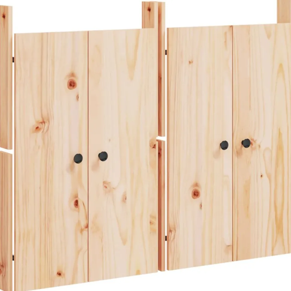 vidaXL Kastdeurtjes voor buitenkeuken MEPPEL 2 st 50x9x82 cm grenenhout