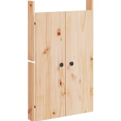 vidaXL Kastdeurtjes voor buitenkeuken MEPPEL 2 st 50x9x82 cm grenenhout