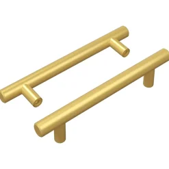 vidaXL Kasthandgreep 2 pcs Goud 150 mm Roestvrij staal