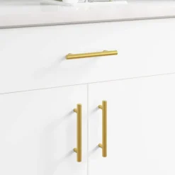 vidaXL Kasthandgreep 2 pcs Goud 150 mm Roestvrij staal