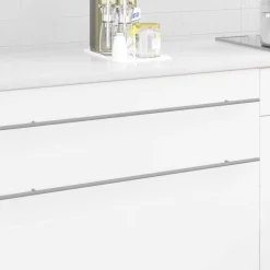 vidaXL Kasthandgreep 2 pcs Zilver 900 mm Roestvrij staal