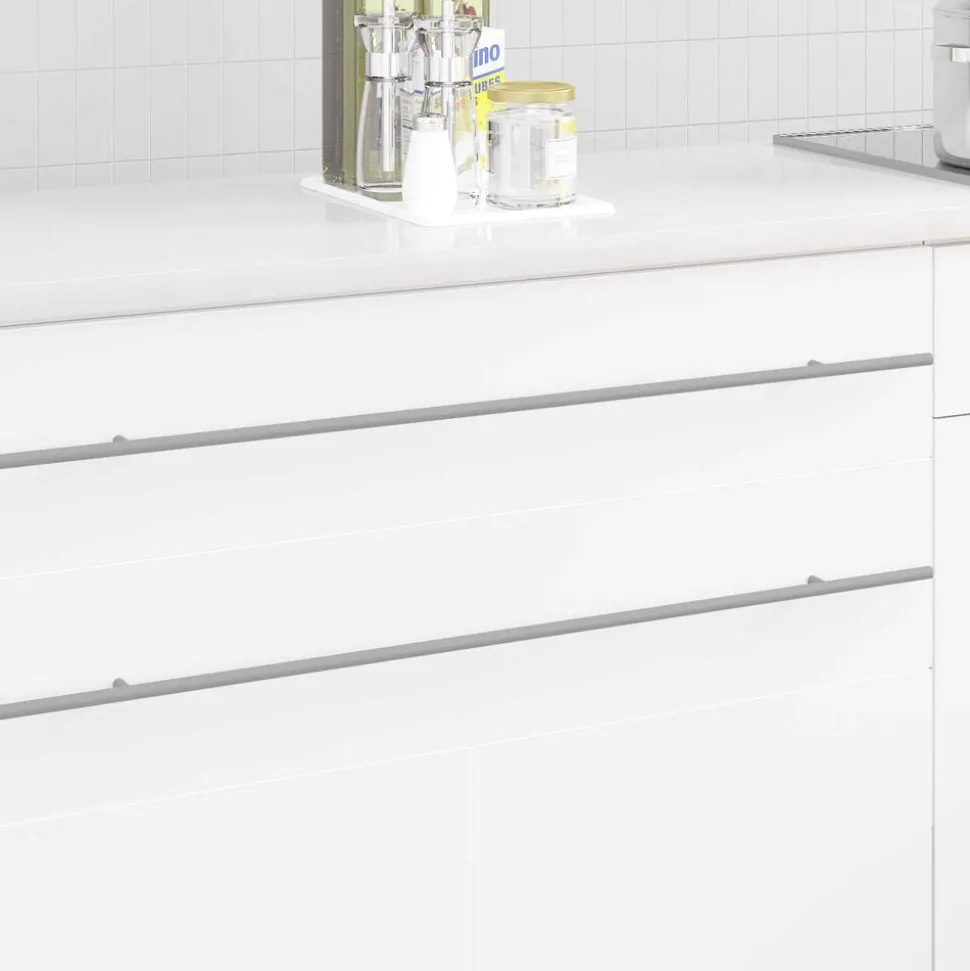 vidaXL Kasthandgreep 2 pcs Zilver 900 mm Roestvrij staal