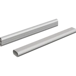 vidaXL Kaststaaf 2 pcs Zilver 764 x 15 x 29 mm Aluminium Legering