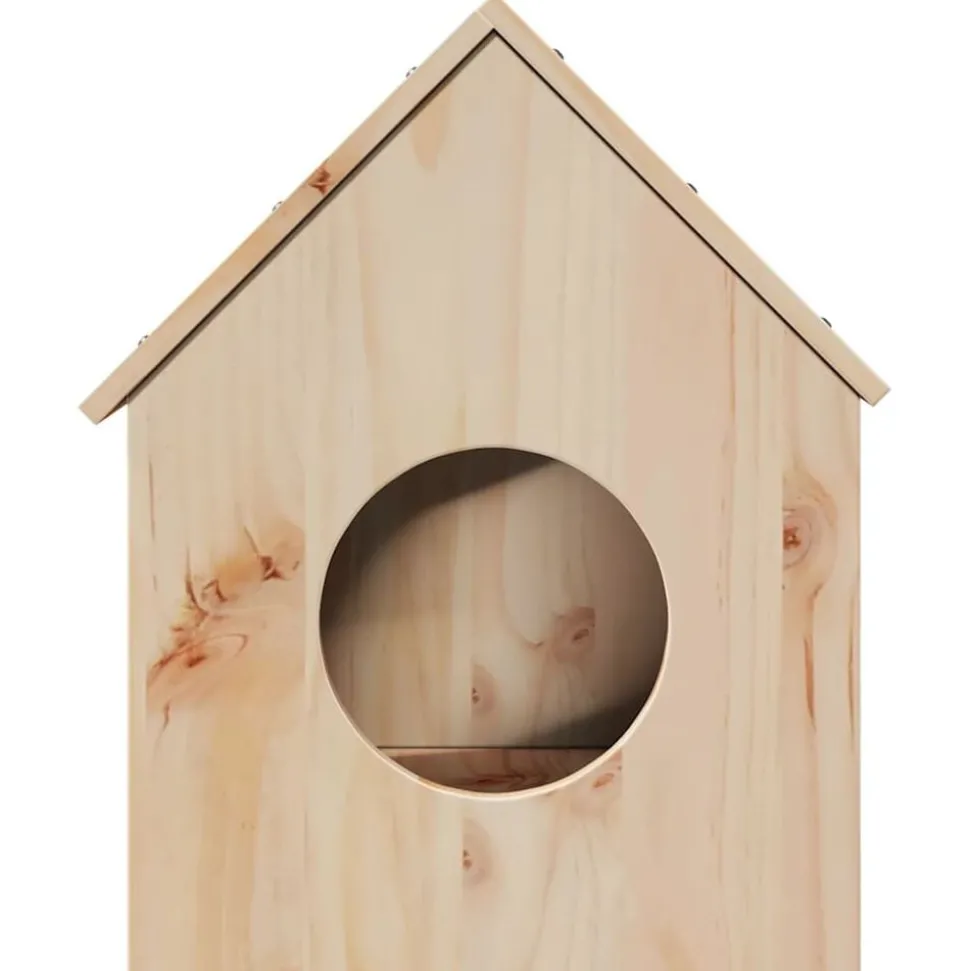 vidaXL Kattenhuis 41x50x50 cm massief grenenhout