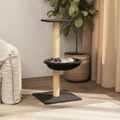 vidaXL Kattenmeubel met sisal krabpaal 74 cm donkergrijs