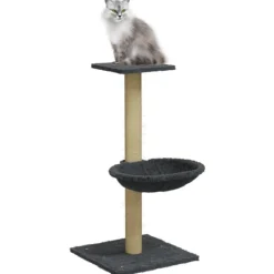 vidaXL Kattenmeubel met sisal krabpaal 74 cm donkergrijs