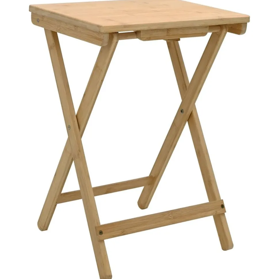 vidaXL Keuken Tafel Naturel 40 x 30 x 53,5 cm Bamboe