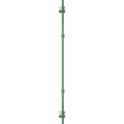 vidaXL Keukenachterwand Geel 110 x 40 cm gehard glas