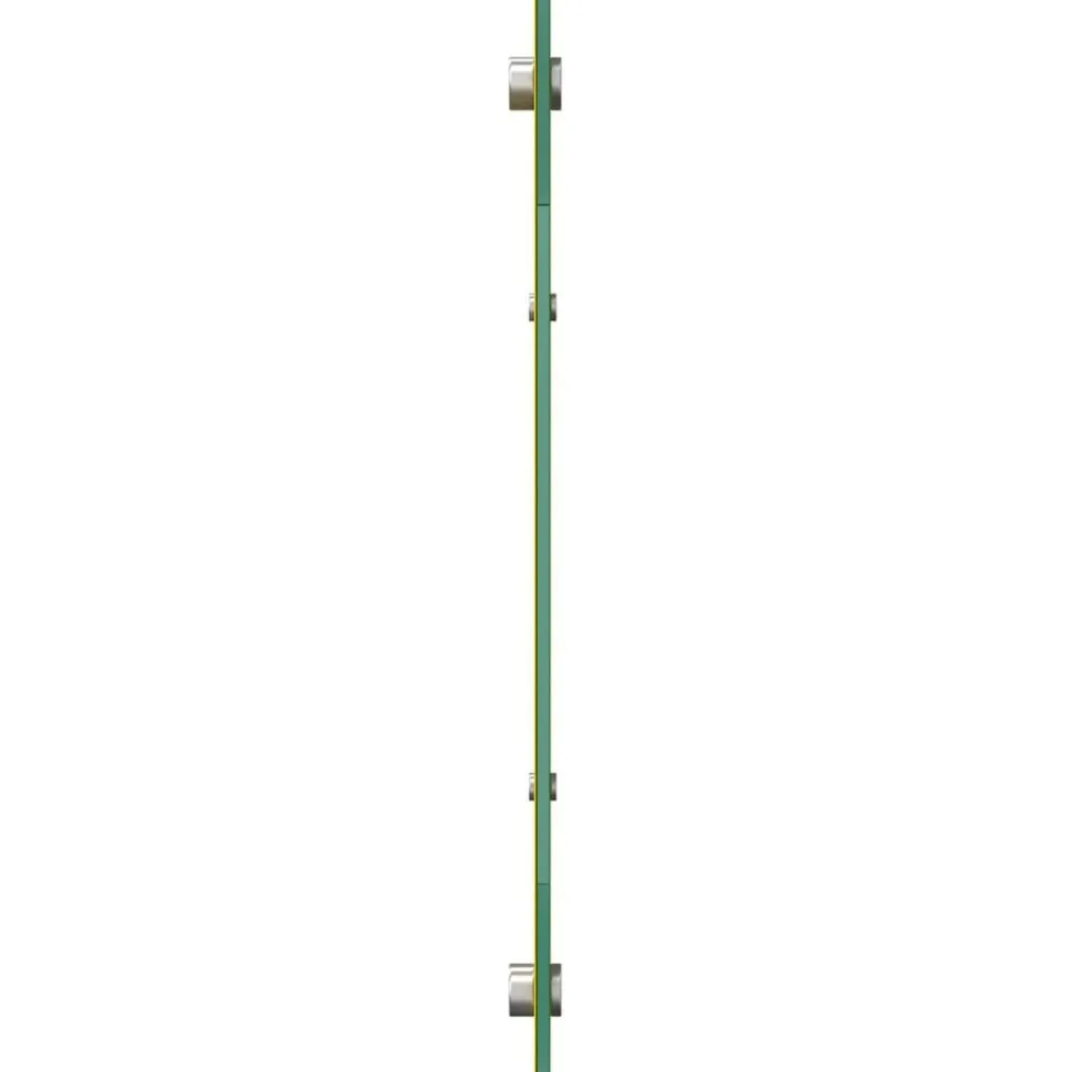 vidaXL Keukenachterwand Geel 110 x 40 cm gehard glas