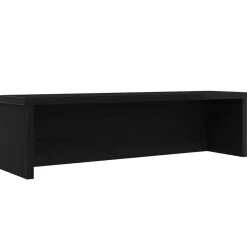 vidaXL Keukenrek stapelbaar 50x15x16 cm bewerkt hout zwart