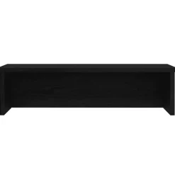vidaXL Keukenrek stapelbaar 50x15x16 cm bewerkt hout zwart