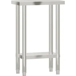 vidaXL Keukenwerktafel 55x30x85 cm roestvrij staal