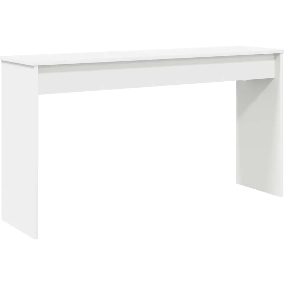 vidaXL Keyboardstand Wit 120 x 32 x 64 cm Bewerkt hout