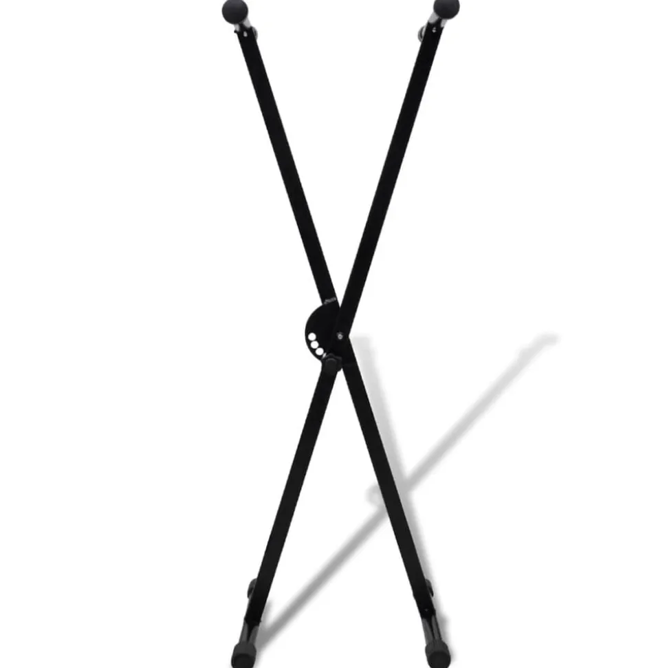 vidaXL Keyboardstandaard verstelbaar enkelvoudig X-frame