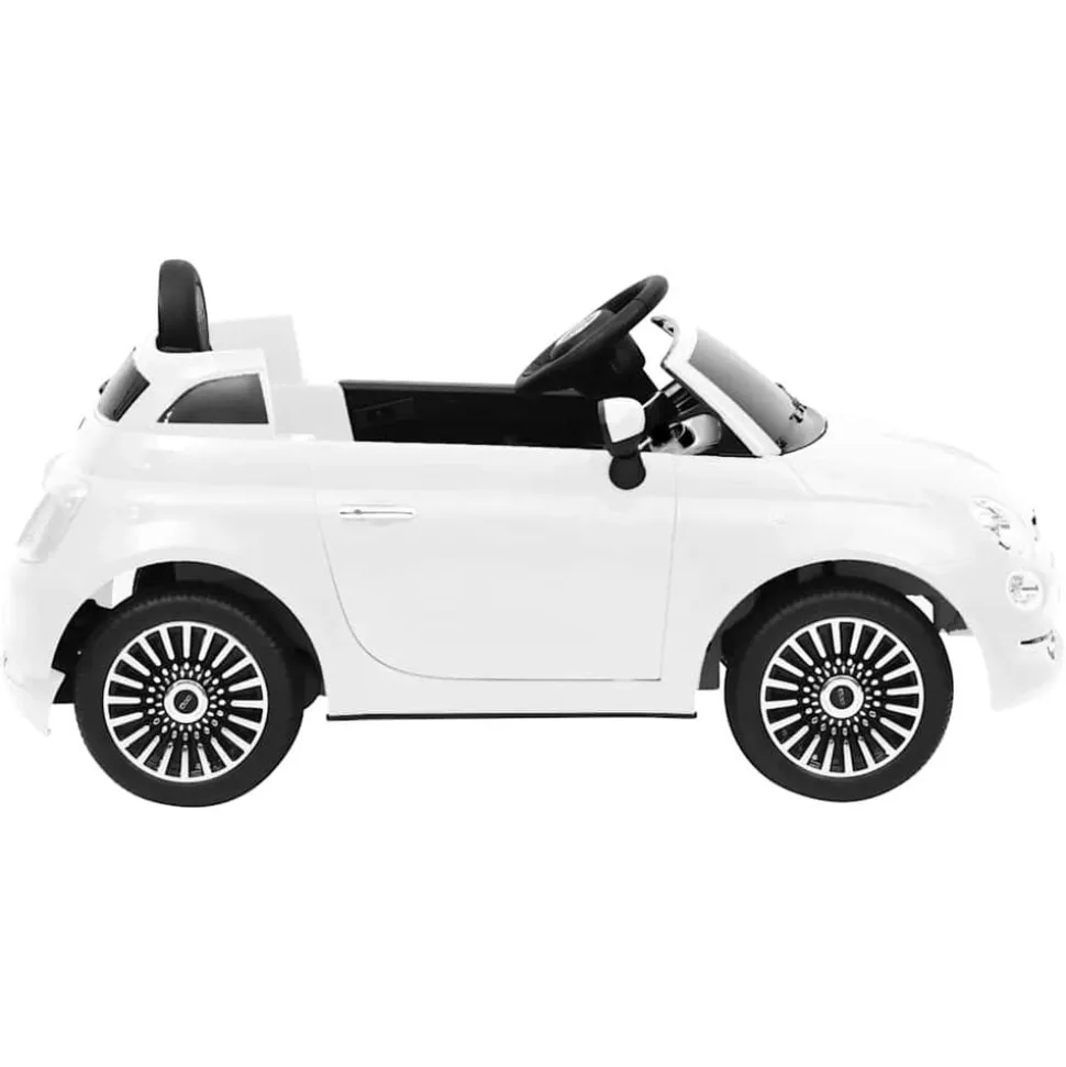 vidaXL Kinderauto Fiat 500 elektrisch wit