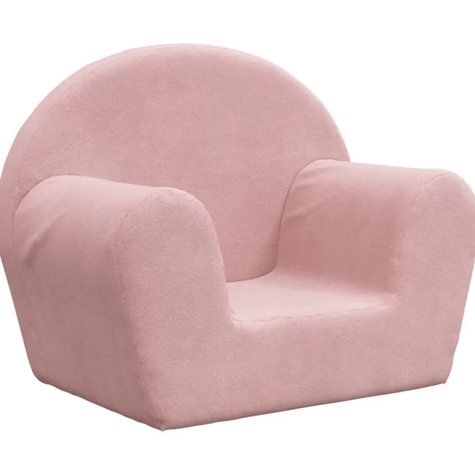 vidaXL Kinderbank Roze Zacht Pluche