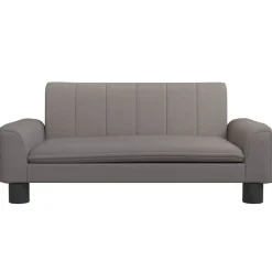 vidaXL Kinderbank 70x45x30 cm stof taupe