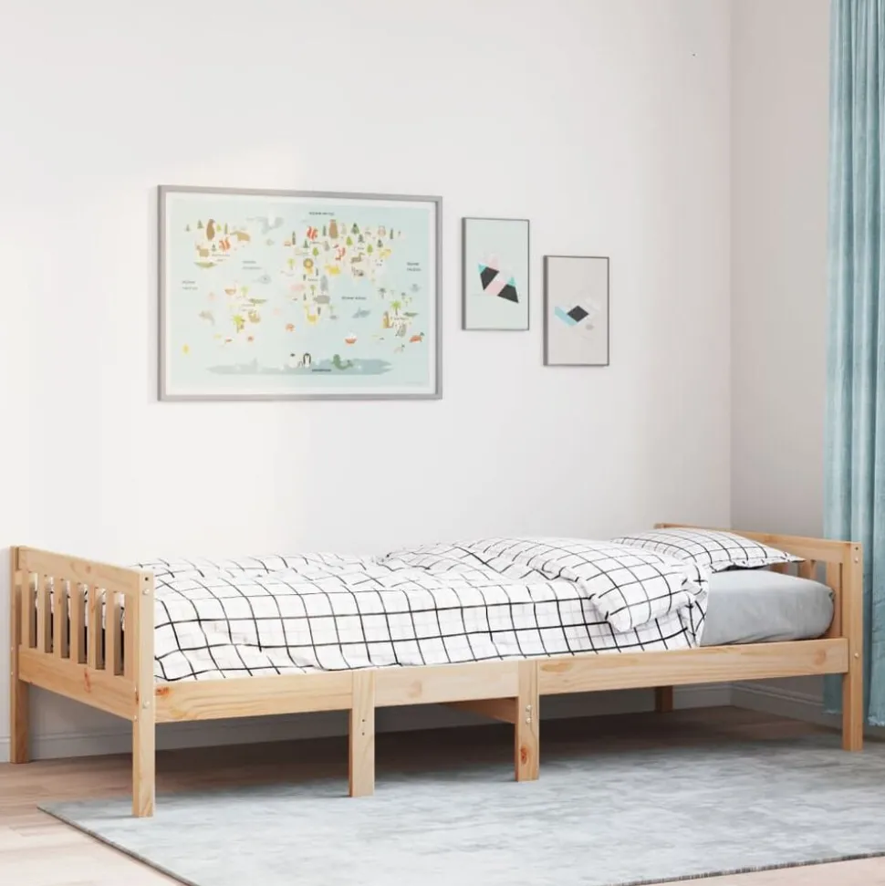 vidaXL Kinderbed zonder matras massief grenenhout 80x200 cm