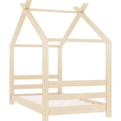 vidaXL Kinderbedframe massief grenenhout 70x140 cm